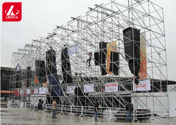 Stable Steel Layher Truss Hanging Speaker Stands For Concerts