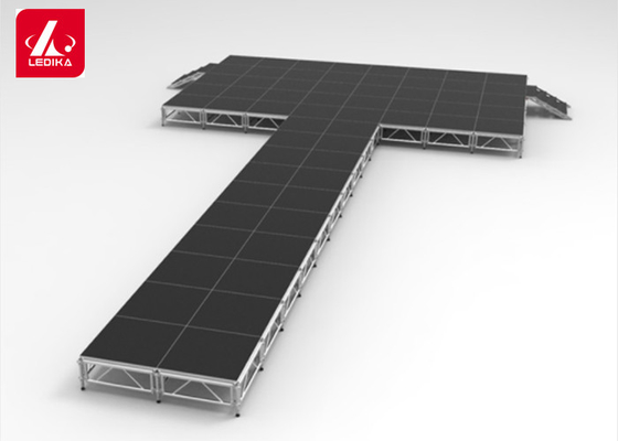 Customized 0.2m Height Aluminum Stage Platform For T Runway Theater