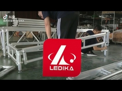 Portable Aluminum Stage Plattorm Simple Assemble Adjustable