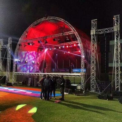High Quality Aluminum Stage Roof Truss Square Box Truss For Lighting And Sound Systems