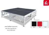 Foldable Aluminum Stage Platform Adjustable Height  0.2-1.4m
