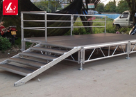 1*2m Aluminum Folding Stage Platform Outdoor Mobile 18mm Plywood