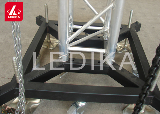 車輪/アウトリガーが付いているトラス地階の段階のトラス システム上昇の鋼鉄支承板